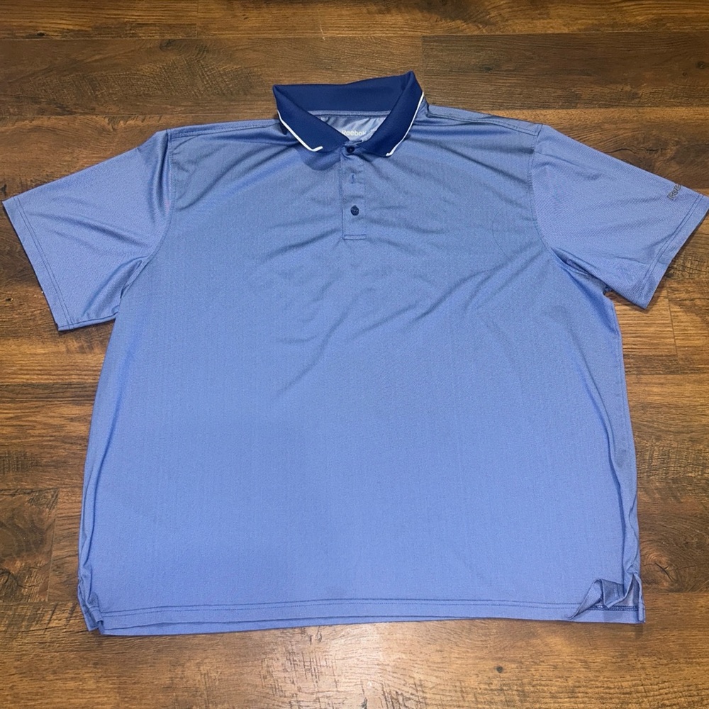 Reebok Blue Polo Golf Shirt